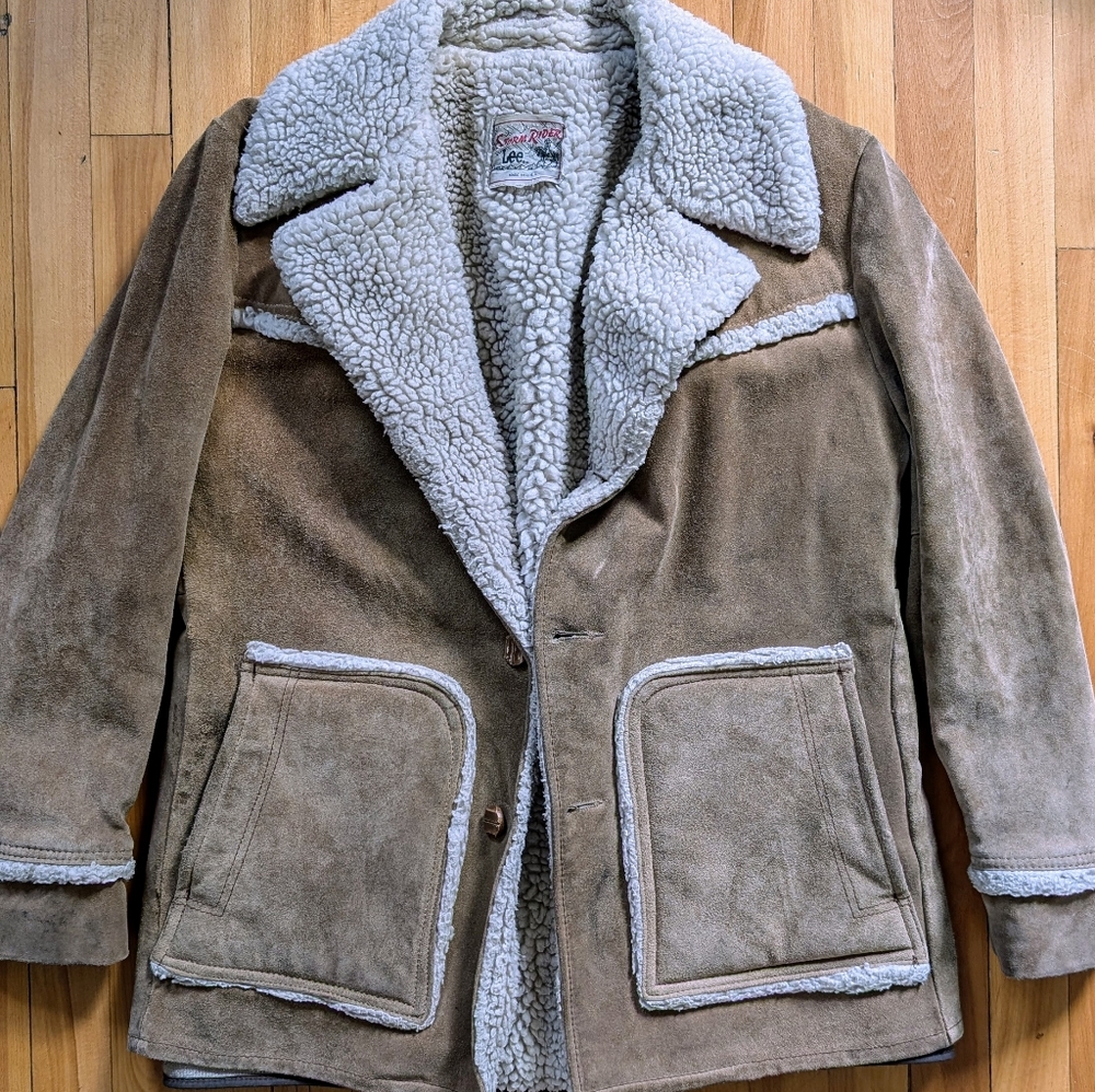 Lee Storm Rider sherpa suede jacket